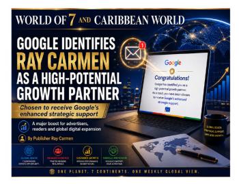 GOOGLE IDENTIFIES RAY CARMEN AS A HIGH-POTENTIAL GROWTH PARTNER