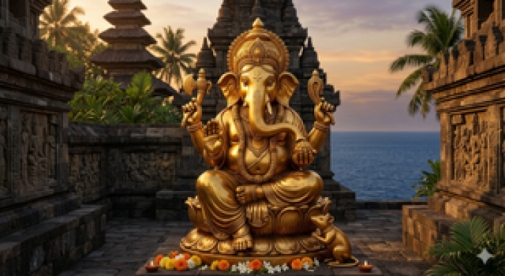 THE ELEPHANT GOD ACROSS THE SEAS