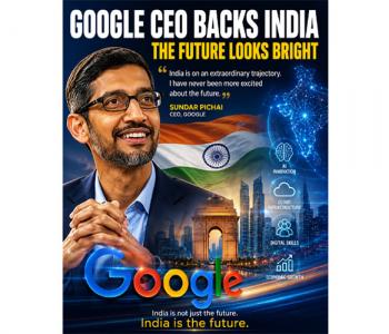 google ceo india back