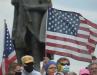 Has Columbus had his day amid race protests?